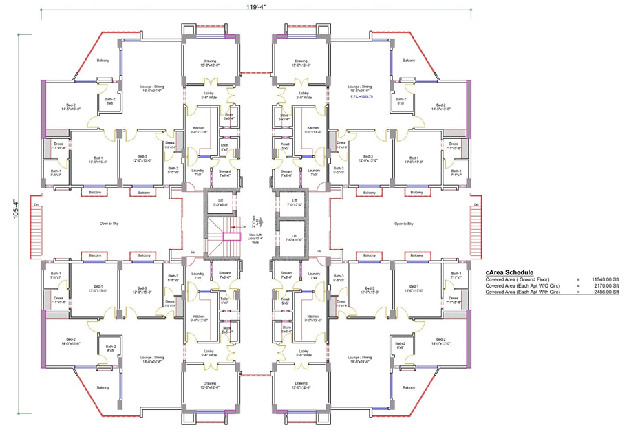 Floor Plan Blueprint